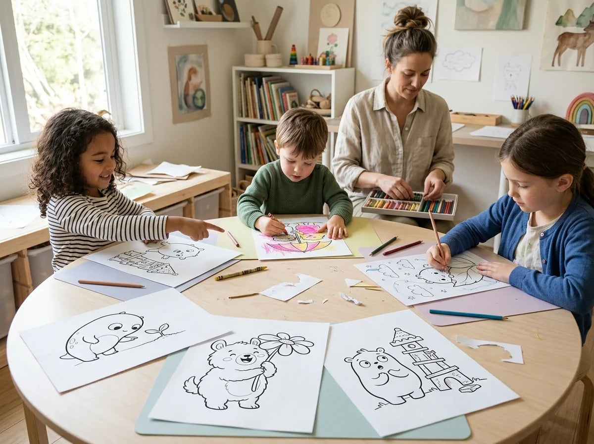 Cute Coloring Pages for Kids: What Makes a Page Feel Fun, Friendly and Worth Coloring