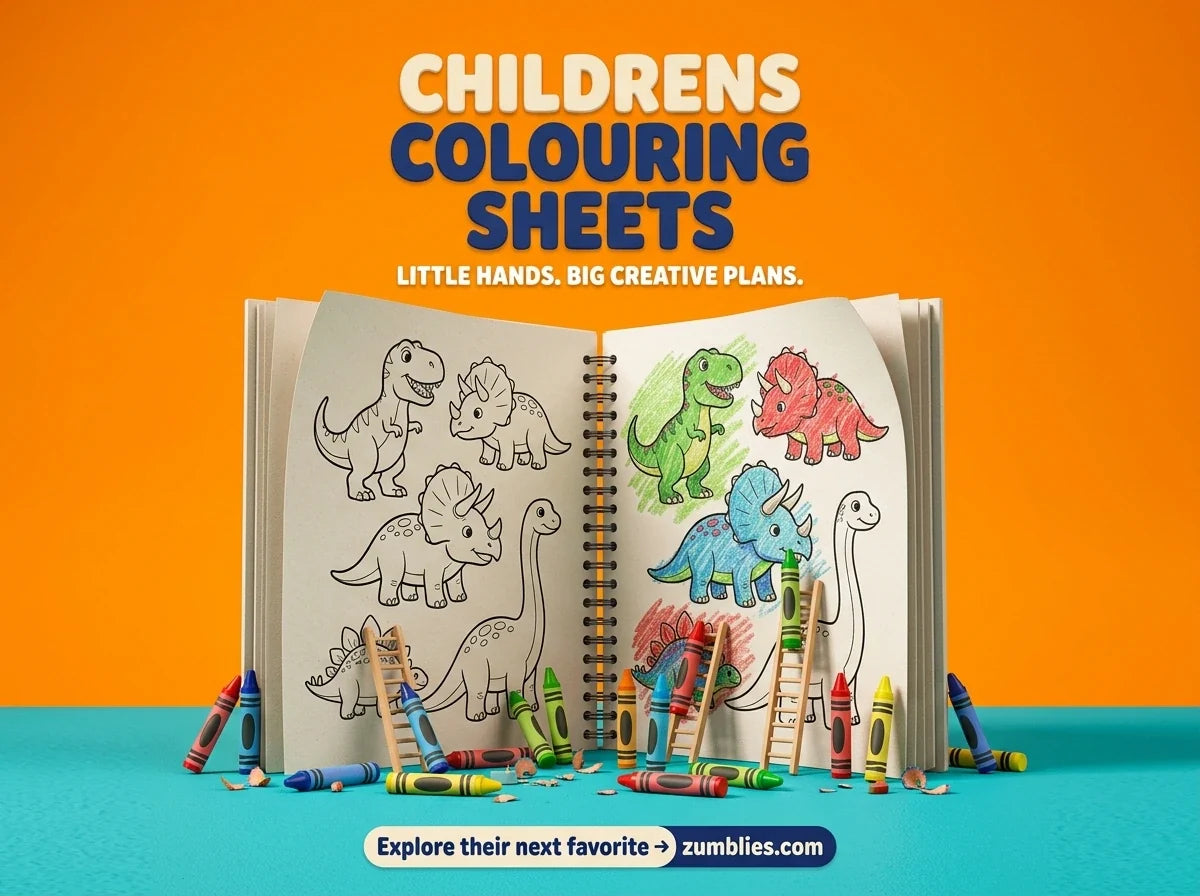 Childrens Colouring Sheets: How to Turn Printable Pages Into Easy Creative Activities