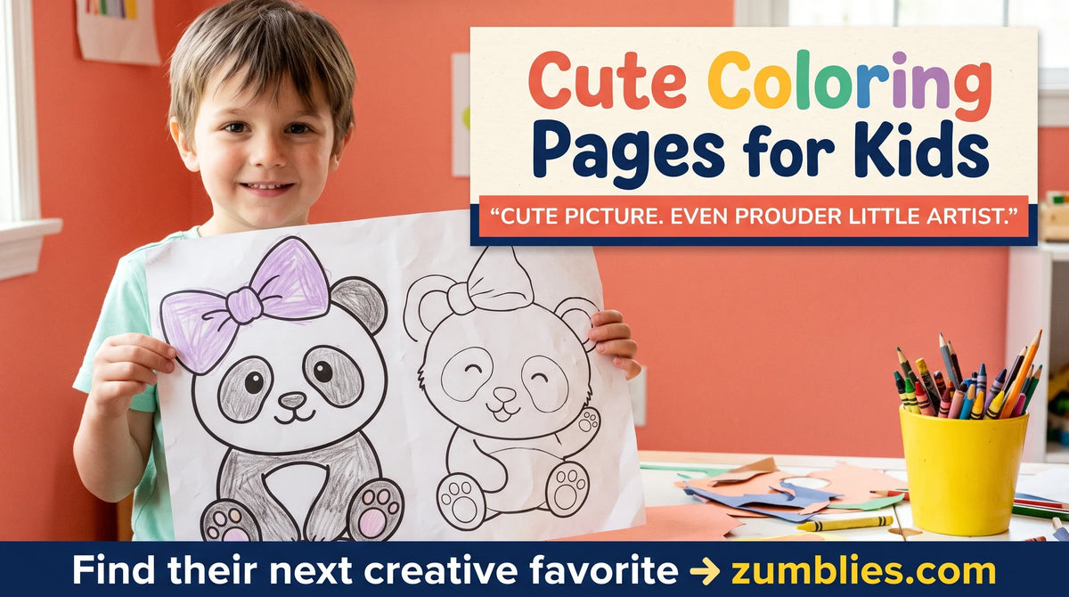 Cute Coloring Pages for Kids: How to Choose a Collection They’ll Want to Keep Coloring