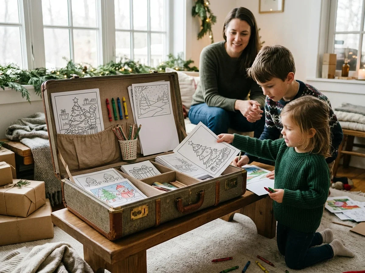 Xmas Colouring Pages: 15 Festive Creative Challenges for Kids