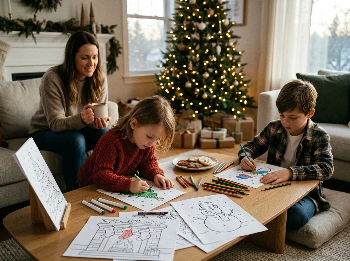 Christmas Coloring Pages: Festive Printable Fun for Kids