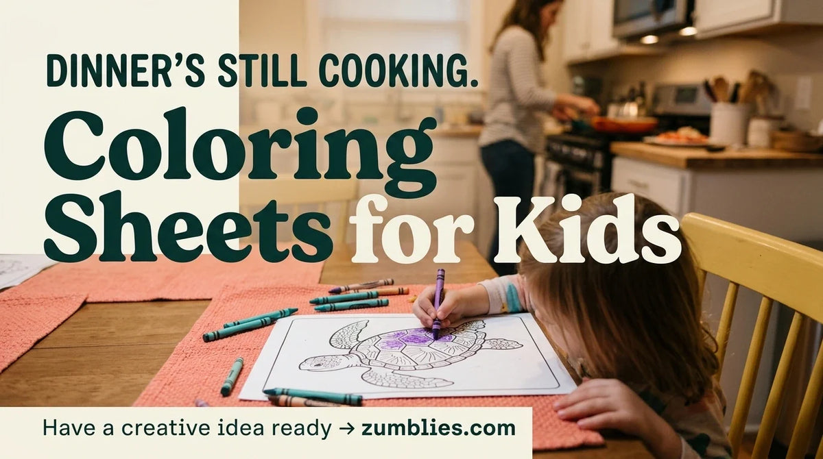 Coloring Sheets for Kids: 12 Signs a Printable Page Will Actually Be Fun to Color