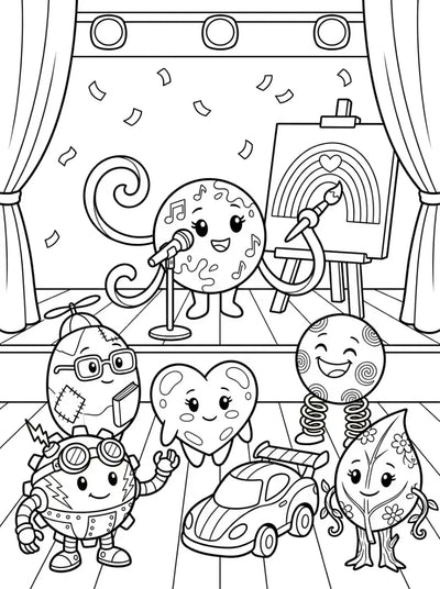 Zumblies Coloring Book