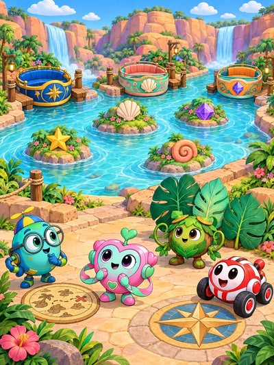 Zumblies Theme Park Coloring Book for Kids