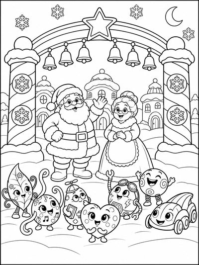 Zumblies Christmas Coloring Book Bundle – 7 Books, 210 Adventures