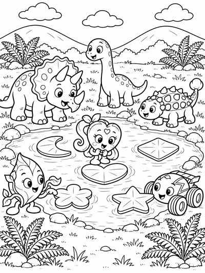 Zumblies Dinosaur Coloring Book for Kids