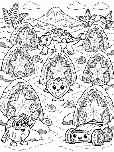 Zumblies Christmas Dinosaur Coloring Book for Kids