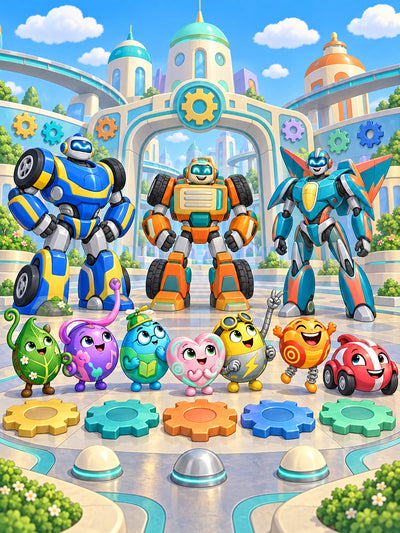 Zumblies Transforming Robot Coloring Book