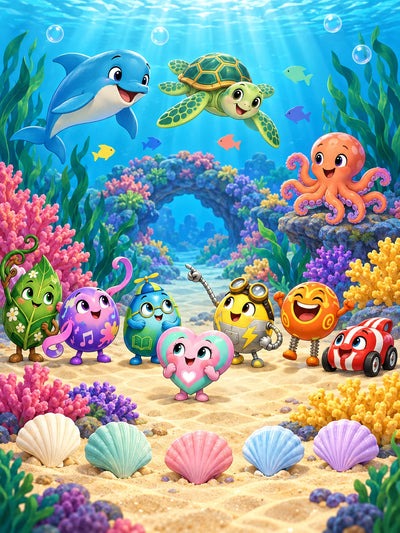 Zumblies Ocean Coloring Book for Kids