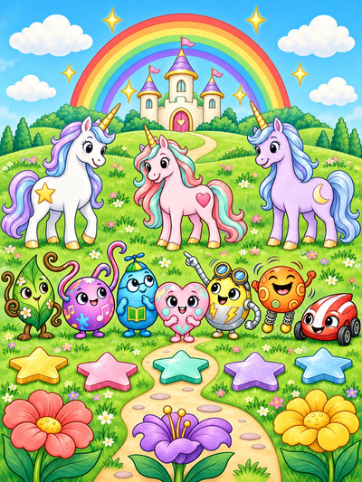 Zumblies Unicorn Coloring Book for Kids
