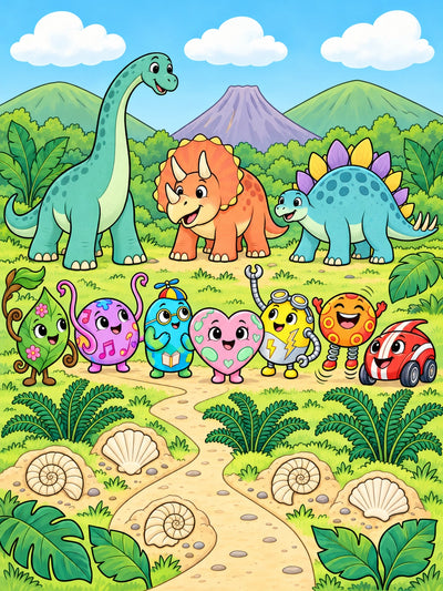 Zumblies Dinosaur Coloring Book for Kids