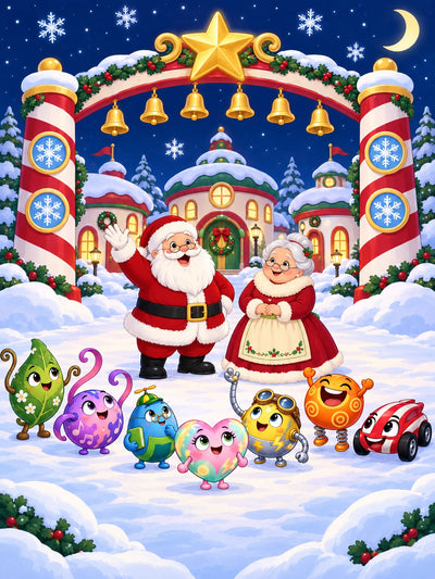 Zumblies Classic Christmas Coloring Book