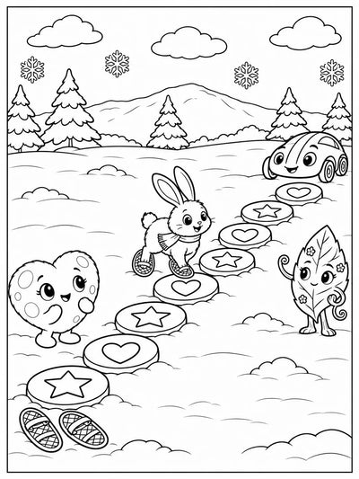 Zumblies Christmas Animal Coloring Book for Kids