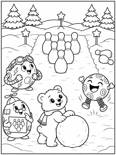 Zumblies Christmas Animal Coloring Book for Kids