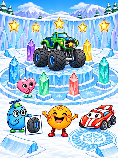 Zumblies Christmas Cars & Trucks Coloring Book for Kids