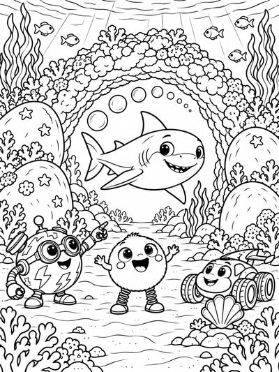 Zumblies Ocean Coloring Book for Kids