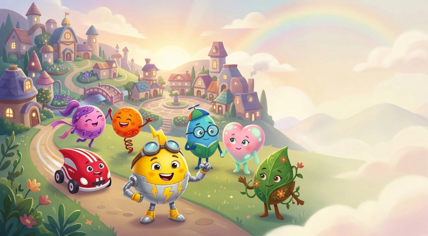 Seven friends. One little world.